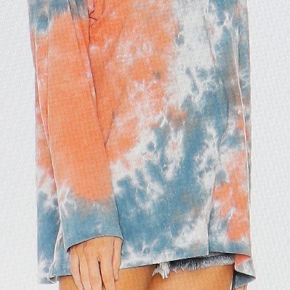 Free People Be Free Tie Dye Tee Size M - Picture 2 of 6